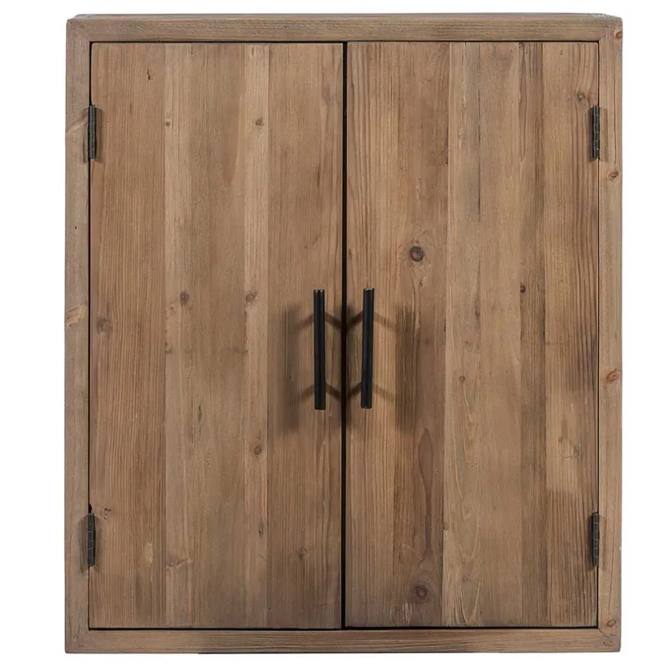 Wohnen Küche Hängeschrank aus Kiefer Massivholz - Macsena