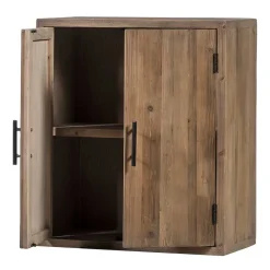 Wohnen Küche Hängeschrank aus Kiefer Massivholz - Macsena