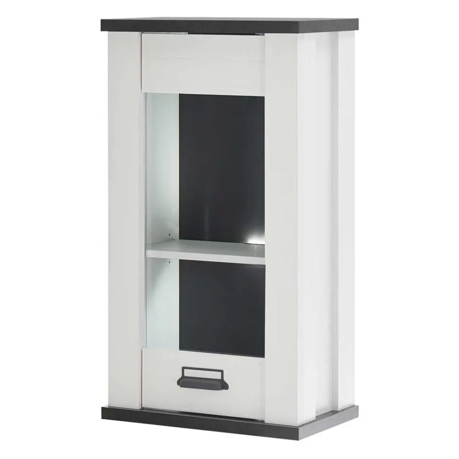 Wohnen Küche Oberschrank in Weiß & Anthrazit - Eture