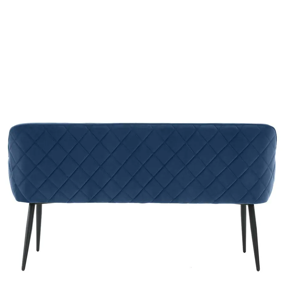 Wohnen Küchenbank in Blau mit Schwarz - Zarcon