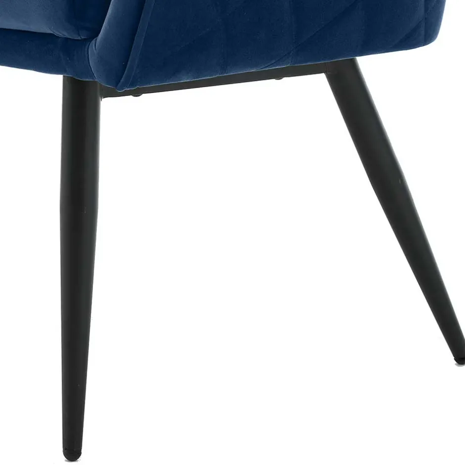 Wohnen Küchenbank in Blau mit Schwarz - Zarcon