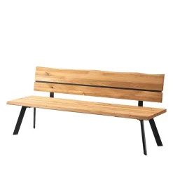 Küchenbank mit Rückenlehne aus Wildeiche - Piton^Wohnen Online