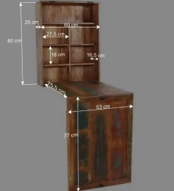 Küchenbar ausklappbar im Shabby Chic - Jamaica (dreiteilig)^Wohnen