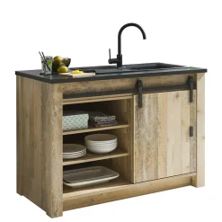 Küchen-Einrichtung mit Insel Set - Garisa (siebenteilig)^Wohnen Clearance