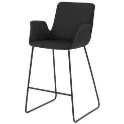 Wohnen Küchenhocker mit Lehne & Armlehnen - Solino