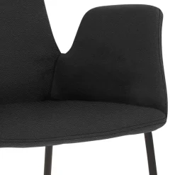 Wohnen Küchenhocker mit Lehne & Armlehnen - Solino