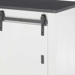 Küchenmöbel mit Theke in Weiß & Grau - Eture (sechsteilig)^Wohnen Online