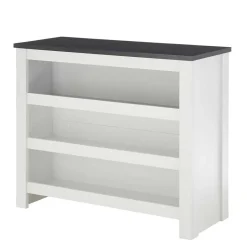 Küchenmöbel mit Theke in Weiß & Grau - Eture (sechsteilig)^Wohnen Online