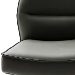 Küchenstuhl aus Leder und Edelstahl - Simael (2er Set)^Wohnen Online