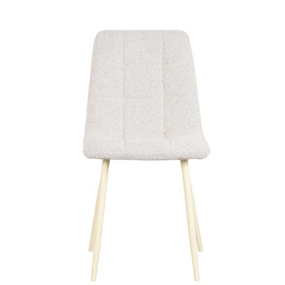 Wohnen Küchenstuhl in Champagner und Weiß - Shake