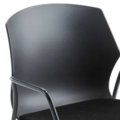 Küchenstuhl mit Armlehnen in Schwarz - Hilary^Wohnen Best