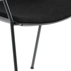 Küchenstuhl mit Armlehnen in Schwarz - Hilary^Wohnen Best