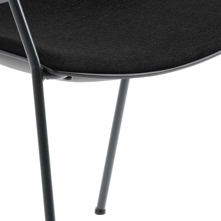 Küchenstuhl mit Armlehnen in Schwarz - Hilary^Wohnen Best