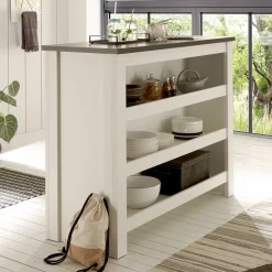 Küchentheke in Weiß und Anthrazit - Eture^Wohnen Hot