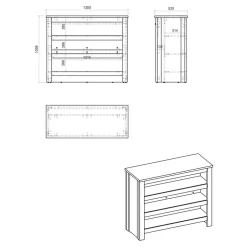 Küchentheke in Weiß und Anthrazit - Eture^Wohnen Hot