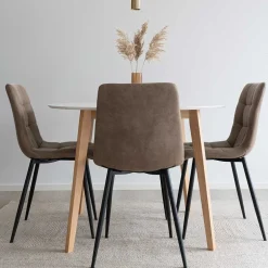 Wohnen Küchentisch & vier Stühle Set - Yaniz (fünfteilig)