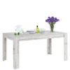 Wohnen Küchentisch in Holzoptik White Wash Shabby - Remania