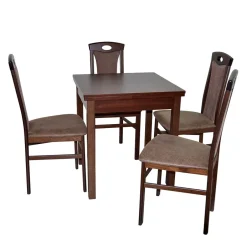 Wohnen Küchentisch Kombination mit Stühlen - Bridge (fünfteilig)