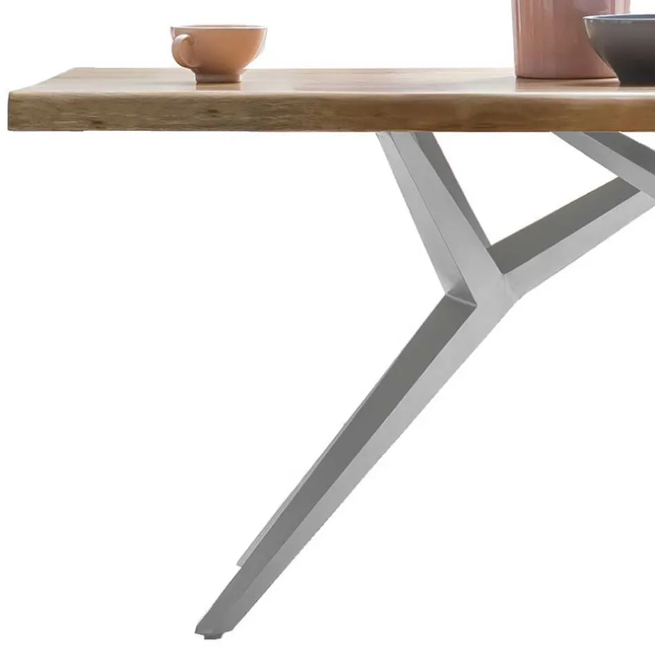 Wohnen Küchentisch mit Holzplatte Mango - Ciacova