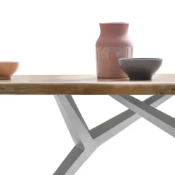 Wohnen Küchentisch mit Holzplatte Mango - Ciacova