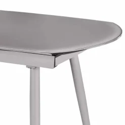 Wohnen Küchentisch Sectian aus Glas Grau