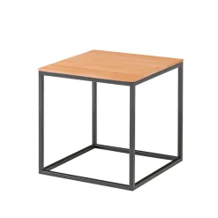 Kernbuche Beistelltisch im Würfeldesign - Sidrana^Wohnen Best
