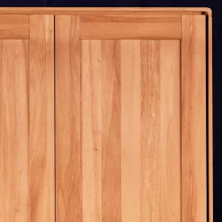 Kernbuche Kleiderschrank mit 2 Türen - Junola^Wohnen Discount
