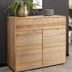 Wohnen Kernbuche Kommode mit Schublade - Estville