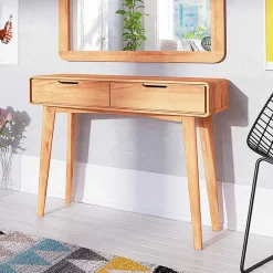 Kernbuche Konsolentisch in 90 cm Länge - Junola^Wohnen Best