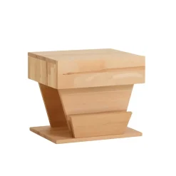 Kernbuche Nachttisch Forest mit Zeitungsablage^Wohnen Discount