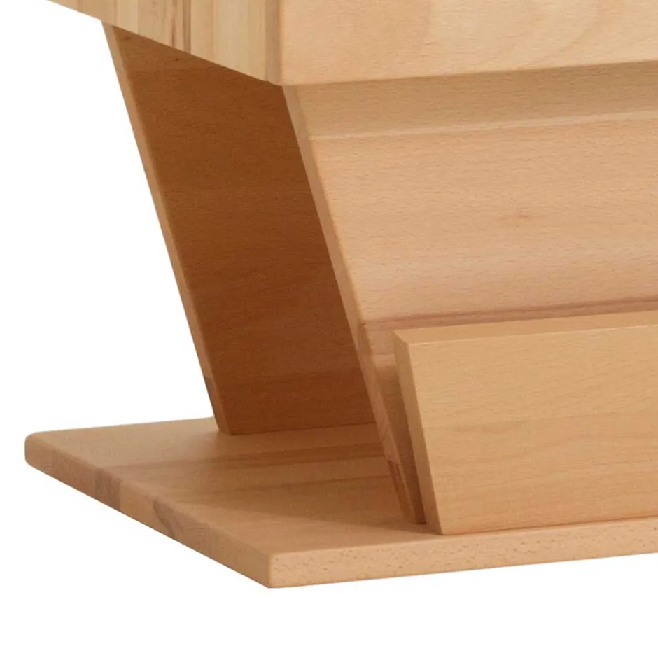 Kernbuche Nachttisch Forest mit Zeitungsablage^Wohnen Discount