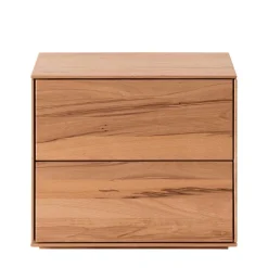 Kernbuche Nachttisch mit zwei Schubladen - Stephens^Wohnen Hot