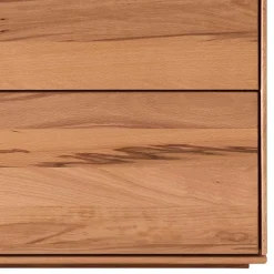 Kernbuche Nachttisch mit zwei Schubladen - Stephens^Wohnen Hot