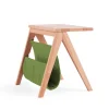 Kernbuche Nachttisch Rivaso mit Stofftasche in Grün^Wohnen Outlet