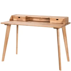Kernbuche Schreibtisch mit Aufsatz - Lora^Wohnen Discount