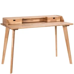 Kernbuche Schreibtisch mit Aufsatz - Lora^Wohnen Discount