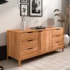 Kernbuche Sideboard mit sechs Schubladen - Lana^Wohnen New
