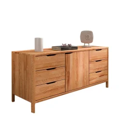 Kernbuche Sideboard mit sechs Schubladen - Lana^Wohnen New