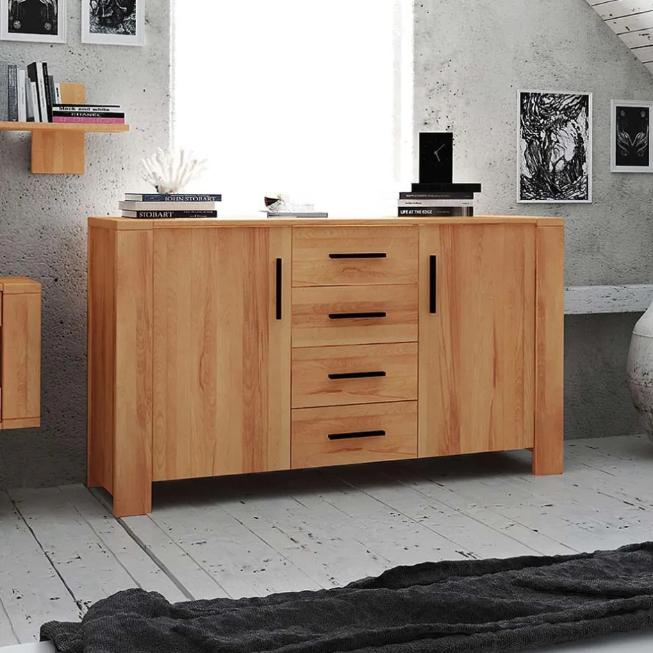 Kernbuche Sideboard Mosniak aus massiv geölt^Wohnen Outlet
