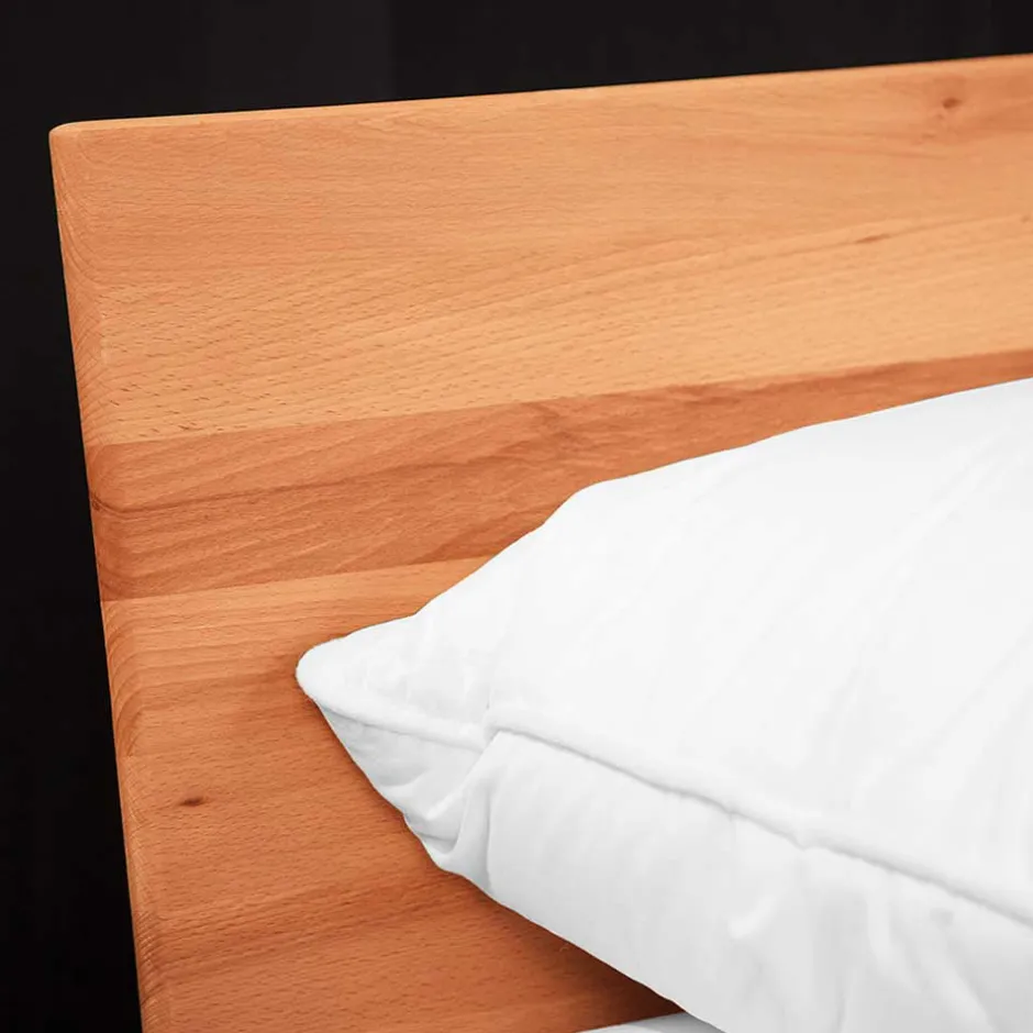 Wohnen Kernbuche Single Bett mit Bettkasten - Junola