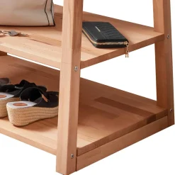 Kernbuche Standgarderobe mit 2 Ablageböden - Barrios^Wohnen Online