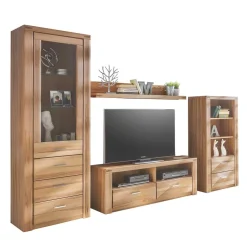 Kernbuche Wohnwand Möbel Set - Uhelia (vierteilig)^Wohnen Best