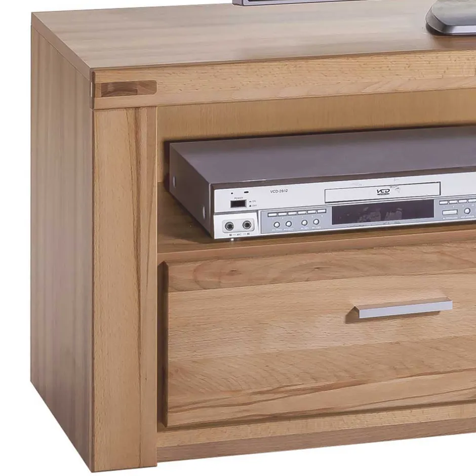 Kernbuche Wohnwand Möbel Set - Uhelia (vierteilig)^Wohnen Best