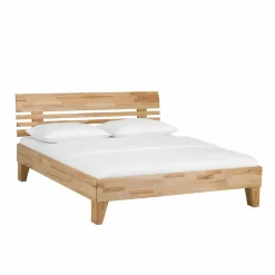 Kernbuchen Bett Same aus Massivholz natur geölt^Wohnen Outlet