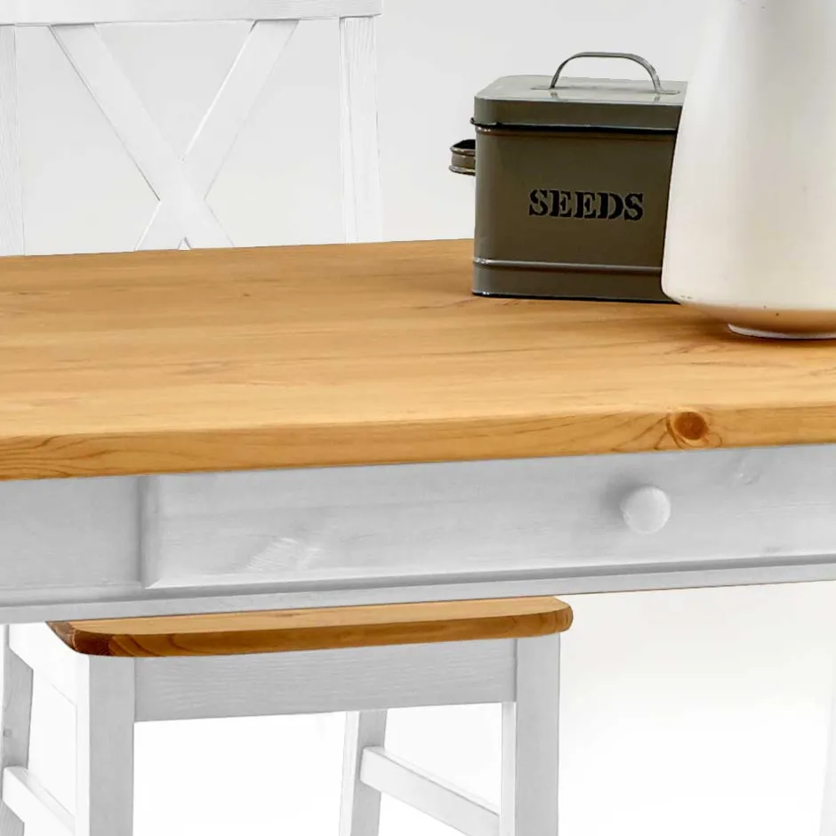 Kiefer Esstisch Sibiuta mit Schubladen^Wohnen