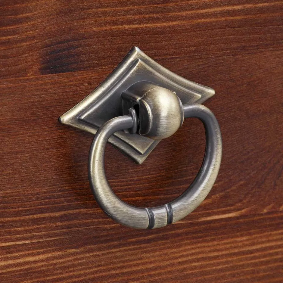 Kiefer Holzregal in Dunkelbraun lackiert - Luvin^Wohnen