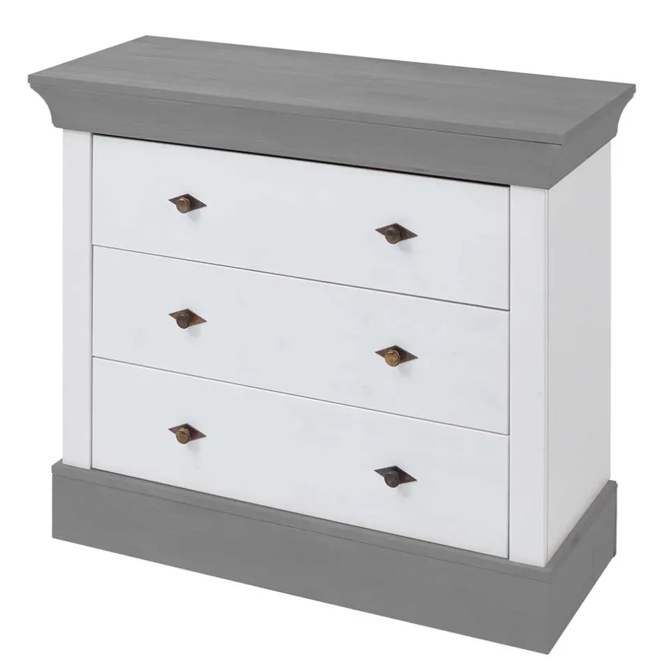 Kinder Wohnen Kiefer Kinder Kommode auch mit Wickelaufsatz - Mirandesca