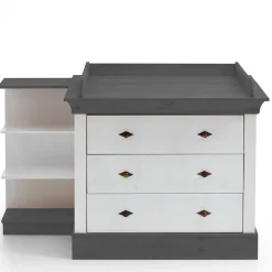 Kinder Wohnen Kiefer Kinder Kommode auch mit Wickelaufsatz - Mirandesca