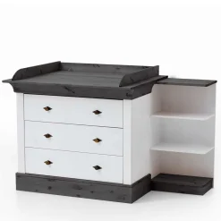 Kinder Wohnen Kiefer Kinder Kommode auch mit Wickelaufsatz - Mirandesca