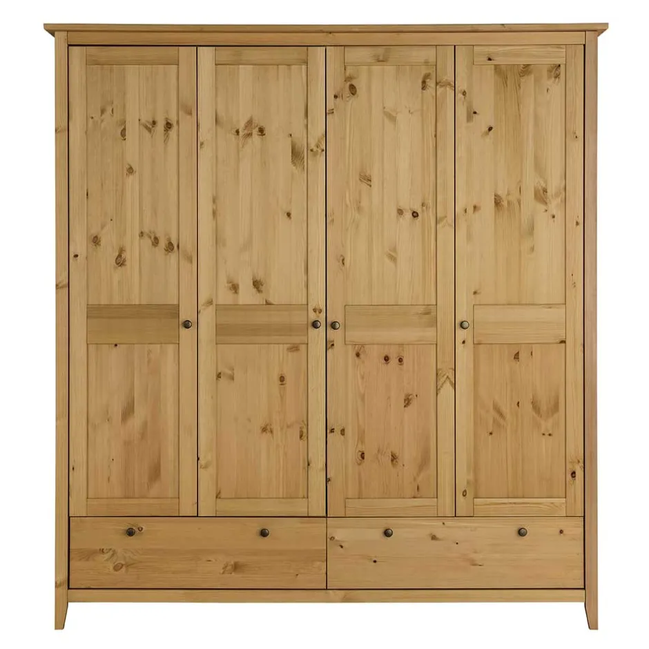 Wohnen Kiefer Kleiderschrank geölt & gebeizt - Zatira